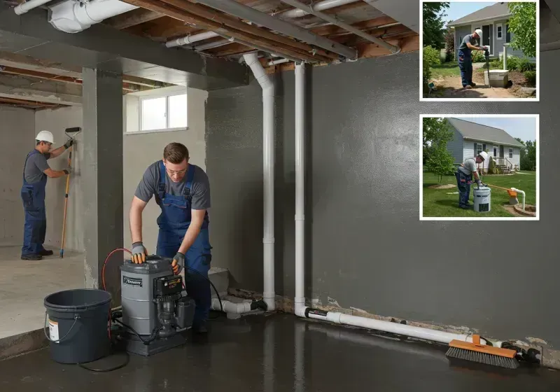 Basement Waterproofing and Flood Prevention process in Marshfield Hills, MA